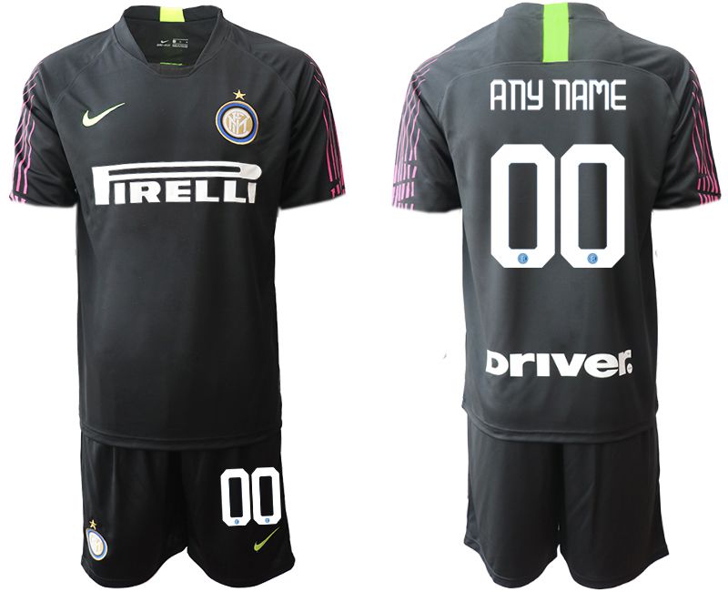 Men 2020-2021 club Inter Milan black goalkeeper customized Soccer Jerseys->inter milan jersey->Soccer Club Jersey